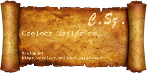Czelecz Szilárd névjegykártya